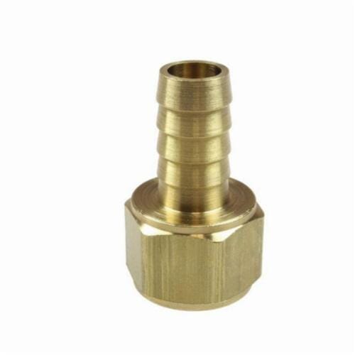 Coilhose® FR0606 Rigid Barb Fitting, 3/8 in Nominal, FNPT End Style, Brass, Domestic